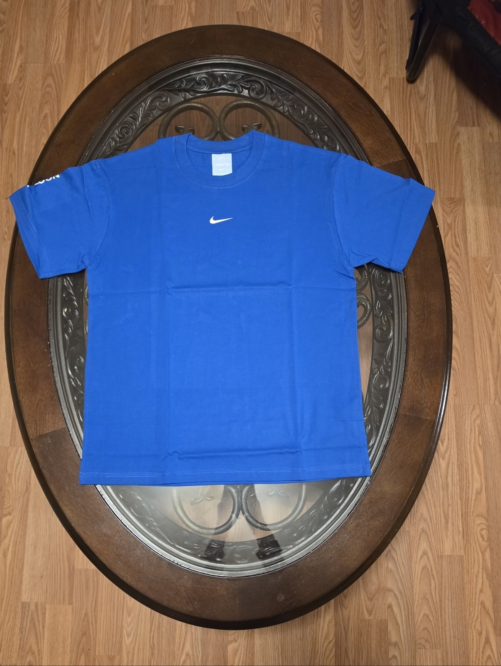 Nike x NOCTA Blue Swoosh T-Shirt | Drake Collab | Streetwear Essential Size S